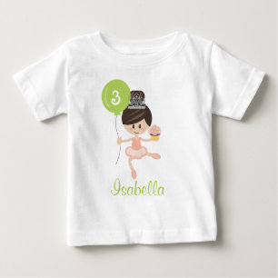 Ballerina Birthday T - Shirt Kleinkind