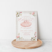 Ballerina Birthday, Tutu, Rosa Tutu, Mädchen Gebur Einladung