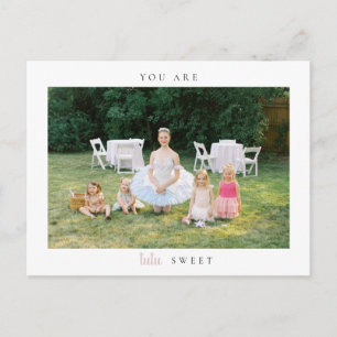 Ballerina Birthday Vielen Dank Foto Post Card Postkarte