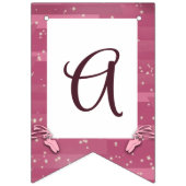 Ballerina Birthday Wimpelkette (Dritte Fahne)