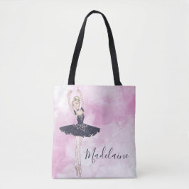 Ballerina Blue Pink Personal Tasche