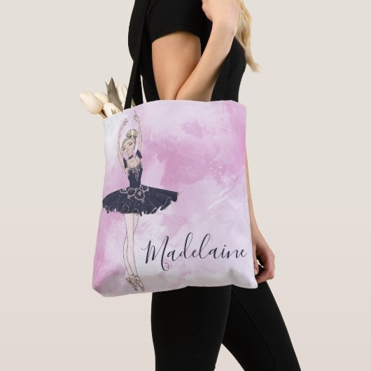 Ballerina Blue Pink Personal Tasche (Von Nahem)