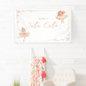 Ballerina Bow Birthday Banner (Insitu)