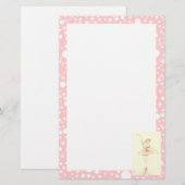 Ballerina Briefpapier (Vorne/Hinten)