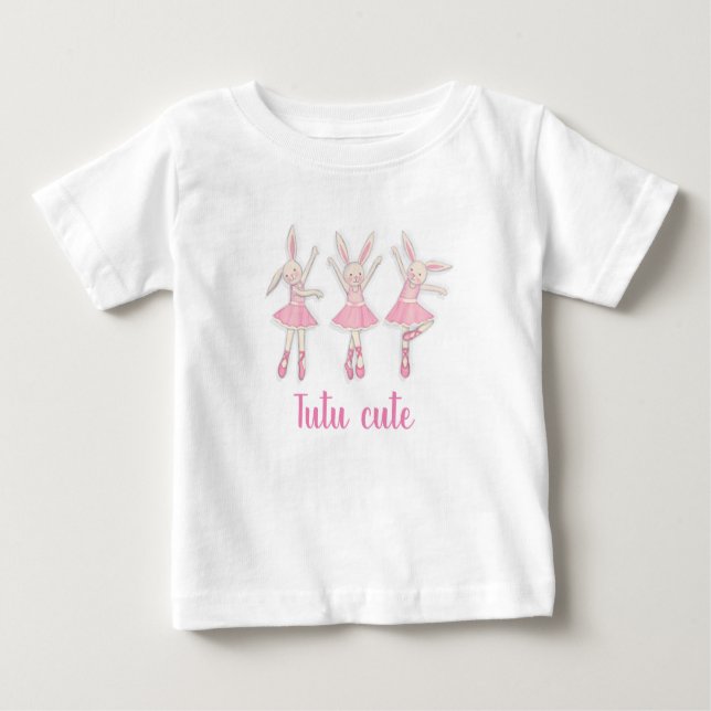 Ballerina bunnies tutu T - Shirt (Vorderseite)
