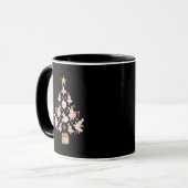 Ballerina Bunny Christmas Tree Tasse (Vorderseite Links)
