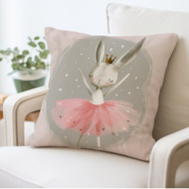 Ballerina Bunny Pillow, rosa Tutu Rabbit Kissen