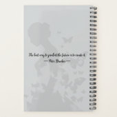 Ballerina & Butterflies Inspirational Quote Name Planer (Rückseite)