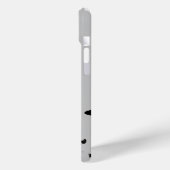 Ballerina & Butterflies Silhouette Schwarz/Grau Na Case-Mate iPhone Hülle (Rückseite / Links)