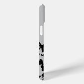 Ballerina & Butterflies Silhouette Schwarz/Grau Na Case-Mate iPhone Hülle (Rückseite / Rechts)