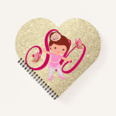 Ballerina Butterfly Freunde Tutu Ballet Girl Notizblock (Vorderseite)