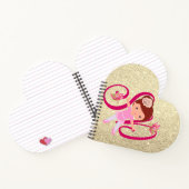 Ballerina Butterfly Freunde Tutu Ballet Girl Notizblock (Innenseite)