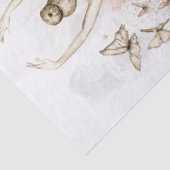 Ballerina Butterfly Wasserfarbe Seidenpapier (Detail)
