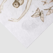 Ballerina Butterfly Watercolor Seidenpapier (Detail)