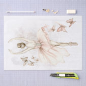 Ballerina Butterfly Watercolor Seidenpapier (Handwerk)