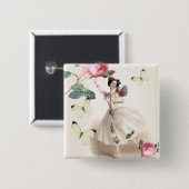 Ballerina Button (Vorne & Hinten)