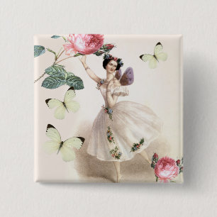 Ballerina Button