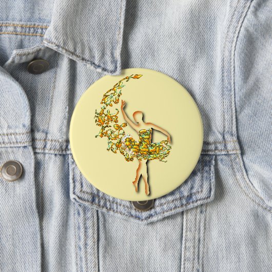 Ballerina Button Ballett Tänzerin Girl (Beispiel)