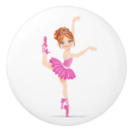 Ballerina Cabinet Knob Keramikknauf
