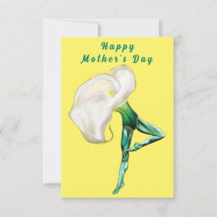 Ballerina Calla Lily Ballet Tanzmütter Tageskarte Karte