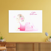 Ballerina Canvas Print Leinwanddruck (Insitu (Wohnzimmer))