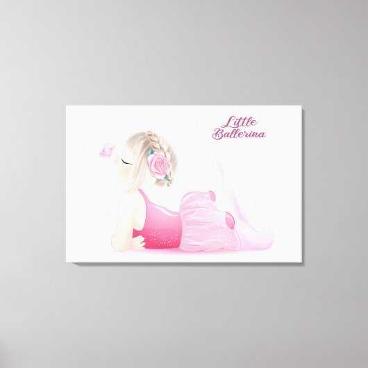 Ballerina Canvas Print Leinwanddruck (Vorderseite)