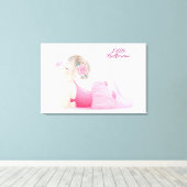 Ballerina Canvas Print Leinwanddruck (Insitu (Holzboden))