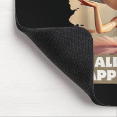 Ballerina Cappuccina Funny Italian Brainrot Meme B Mousepad (Ecke)