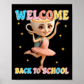 Ballerina Cappuccina Italian Brainrot Welcome Back Poster (Vorne)