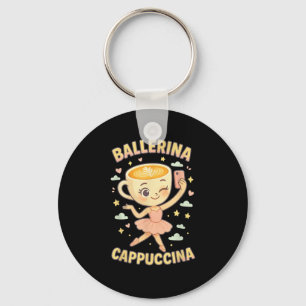 Ballerina Cappuccina Italienisch Brainrot Viral Me Schlüsselanhänger