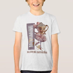 Ballerina Cappuccino Italienischer Brainrot Meme S Tri-Blend Shirt