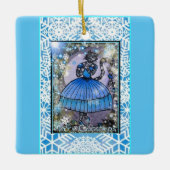 Ballerina Cat Keramikornament (Vorderseite)