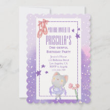 Ballerina Cat Kindergeburtstag Party