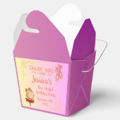 Ballerina Cat Kindergeburtstag Party Geschenkschachtel (Geöffnet)