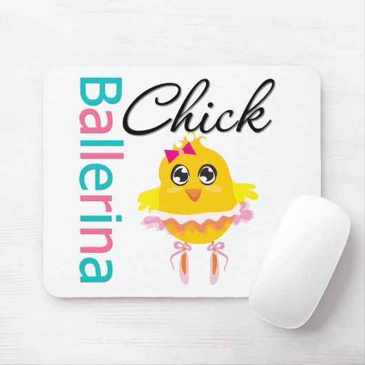 Ballerina Chick Mousepad (Mit Mouse)