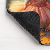 Ballerina Chipmunks auf einem Stumpf Mousepad (Ecke)