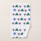 Ballerina Christmas Badhandtuch Set (Handtuch)