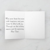 Ballerina Christmas Card Feiertagskarte (Innenseite)