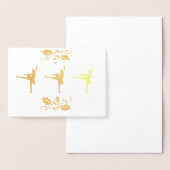 Ballerina Christmas Folienkarte (Anzeige)