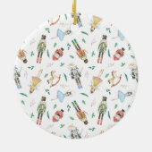 Ballerina Christmas Keramik Ornament (Hinten)