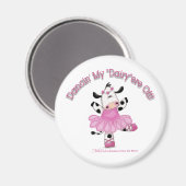 Ballerina Cow Magnet (Vorderseite/Rückseite)