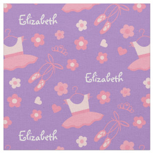 Ballerina Custom Fabric Lila Pink Stoff