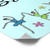 Ballerina Dance Banner Poster (Ecke)