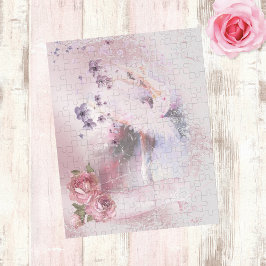 Ballerina Dance Florals Ribbon Puzzle