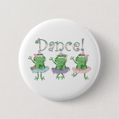 Ballerina Dance Frogs Button (Vorderseite)