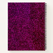 Ballerina Dance Glitzer und Bow Notizblock (Rückseite)