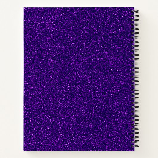 Ballerina Dance Glitzer und Bow Notizblock (Rückseite)