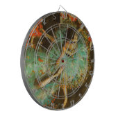 Ballerina Dance Green Dancer Edger Degas Painting Dartscheibe (Vorderseite Links)