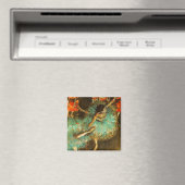 Ballerina Dance Green Dancer Edger Degas Painting Magnet (In Situ (Geschirrspüler))
