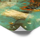 Ballerina Dance Green Dancer Edger Degas Painting Poster (Ecke)